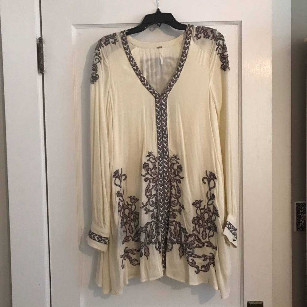 Free People embroidered peasant dress